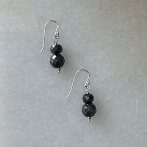 NWOT Sundance Dark Shore Earrings, Hematite, Sterling Silver